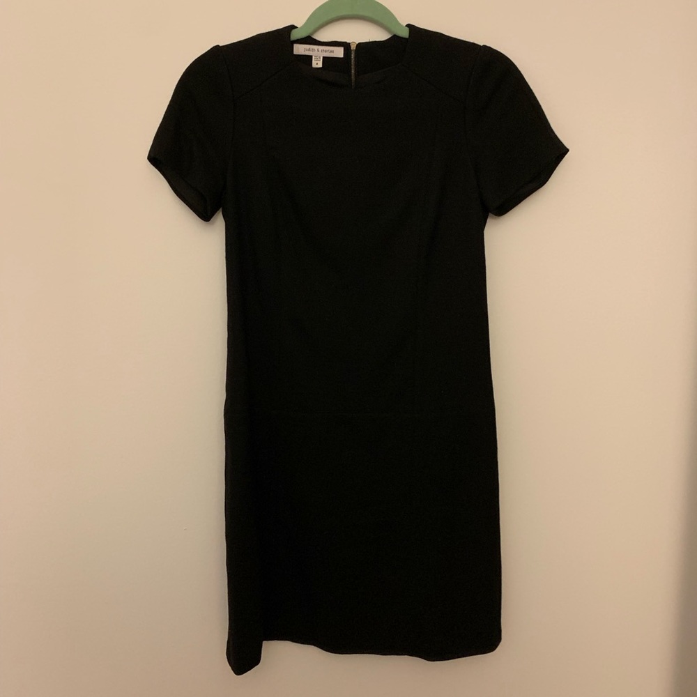 Judith & Charles Jatinn Short Sleeve Wool Dress